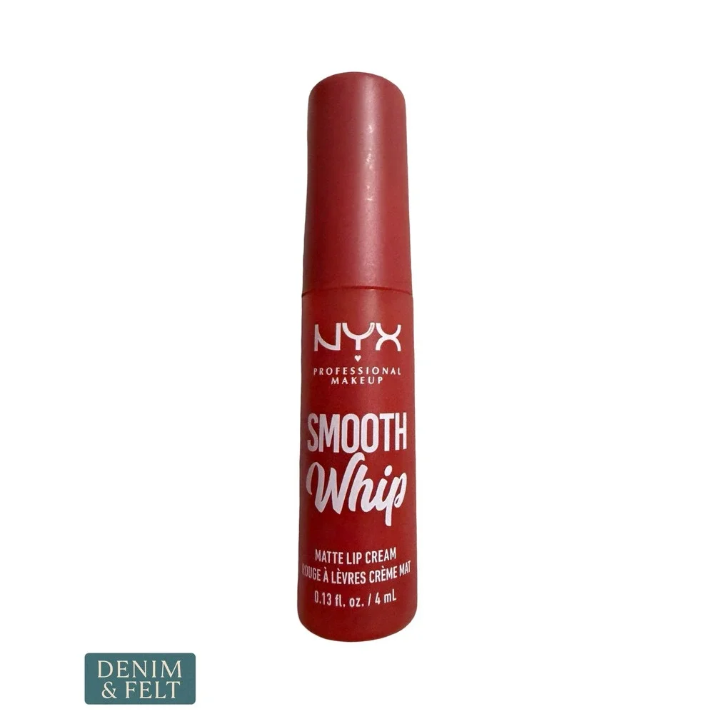 NEW NYX Smooth Whip Matte Lip Cream Kitty Belly Nude Apricot Vegan 0.13oz 4ml
